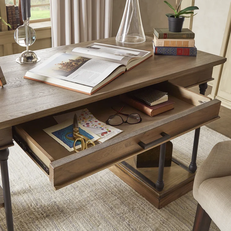 Kyler Solid Wood Top Writing Desk