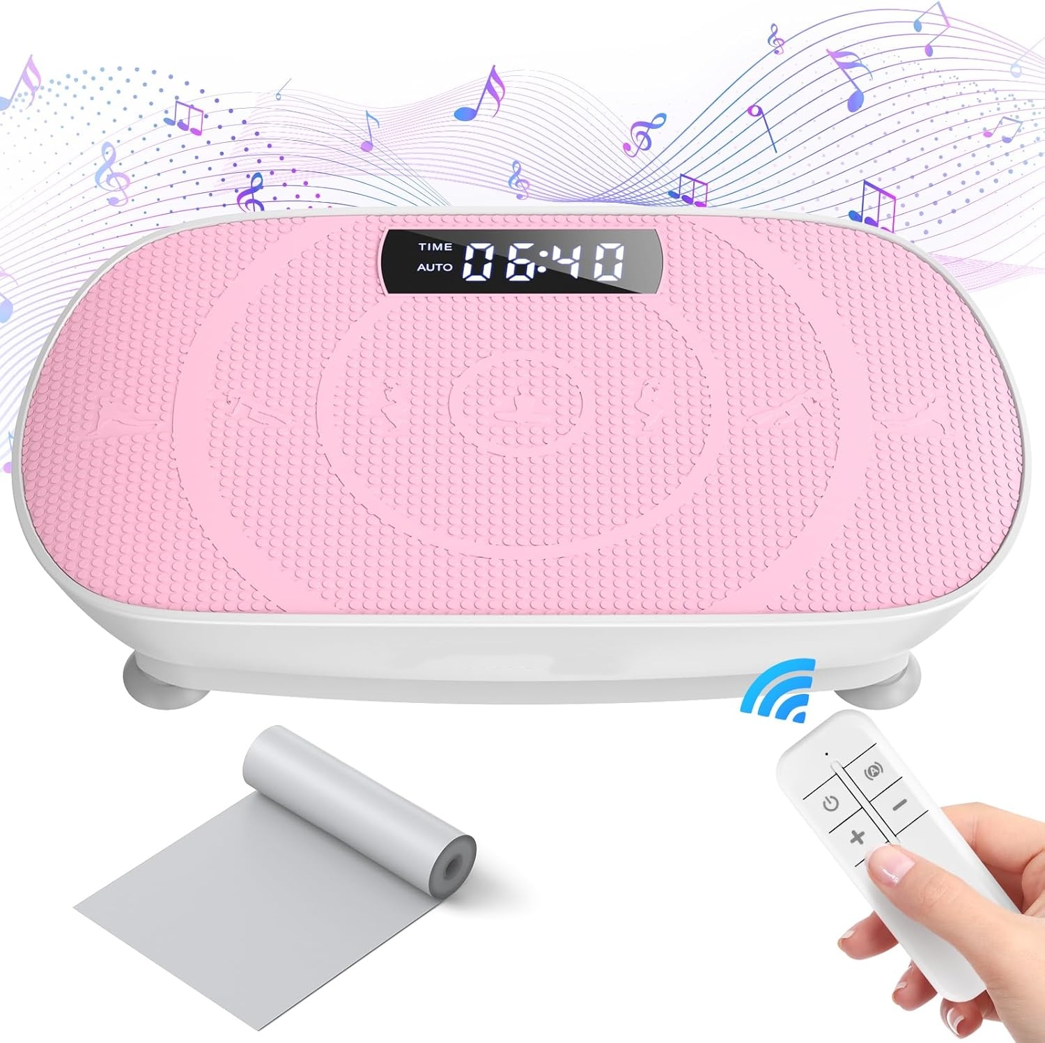 Vibration Plate Exercise Machine,Whole Body Workout Power Vibrate Fitness Platform Vibration Plate for Lymphatic Drainage,Motor Speed Control , Weight Loss & Shaping