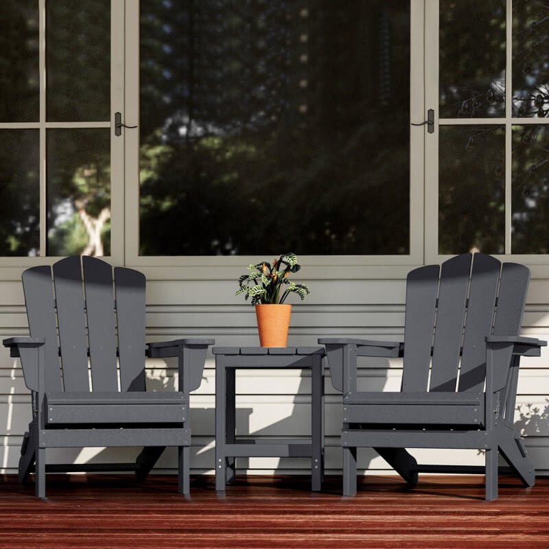 High Density Polyethylene Folding Adirondack Chair