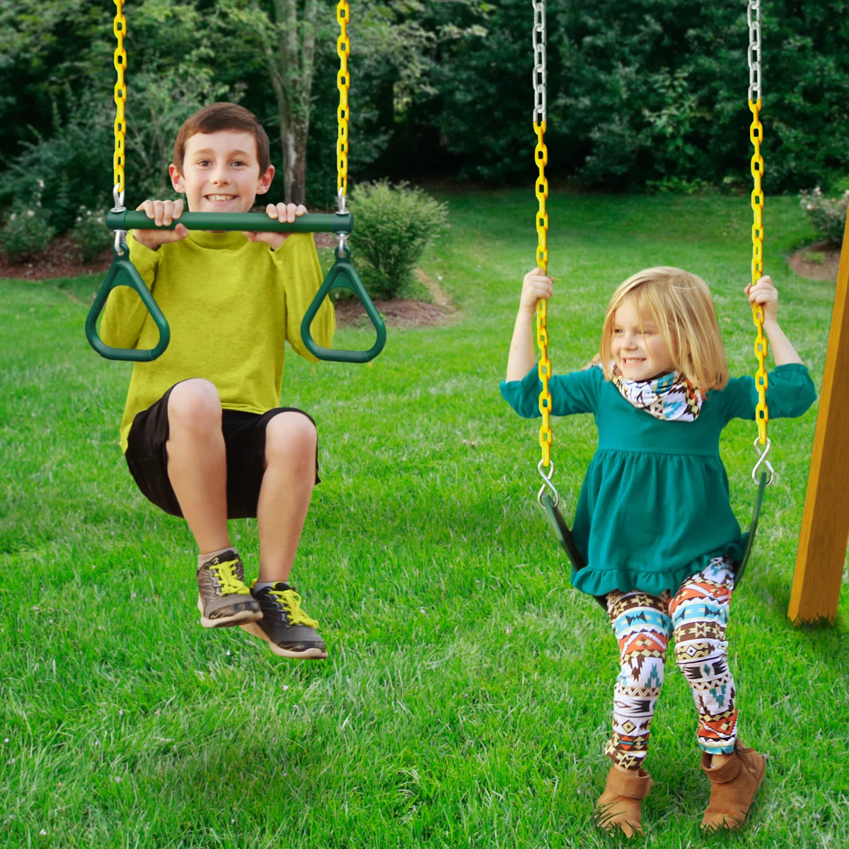 Avalon Swing Set with Twister Tube Slide