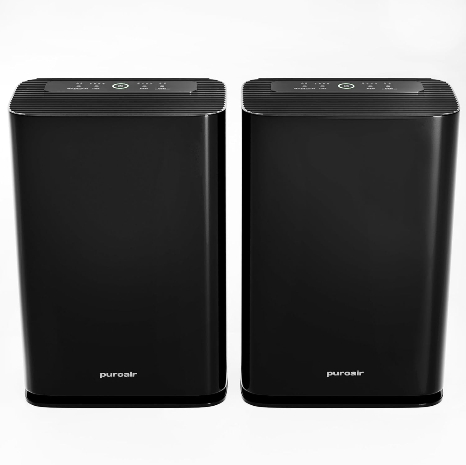 Powerful PuroAir HEPA Air Purifiers for Home Large Rooms - Covers 2,145 Sq Ft - Filters Up To 99% of Pollutants, Smoke, Pollen, Dust, and VOCs - Air Purifiers for Bedroom - Quiet HEPA Air Filter 36 dB