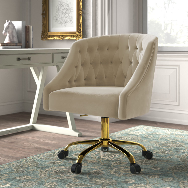 Louise Velvet Hand-Curated Task Chair