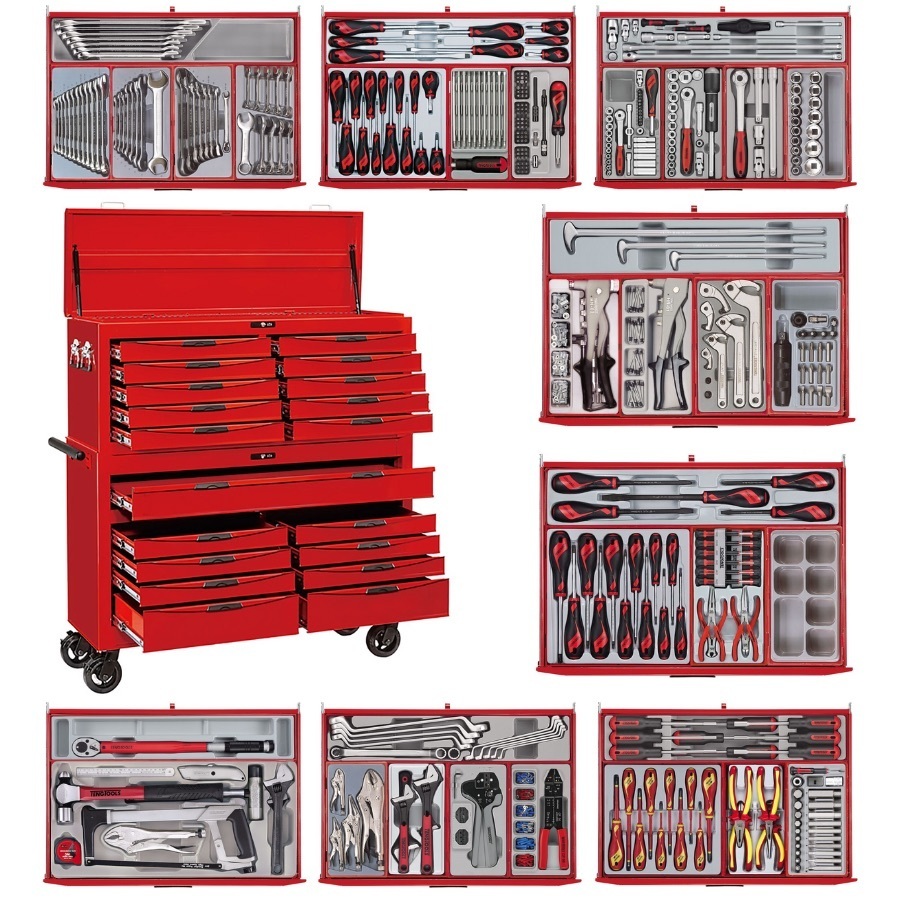 🔥Big sale🎄- 1100 Piece Complete Mixed Hand Tools Kit