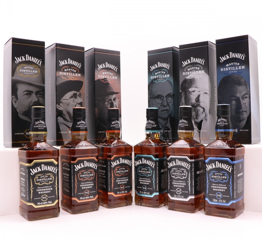 Big Price Cut🔥JD Master Distiller collector’s set of 6 bottles, Edition 1-6