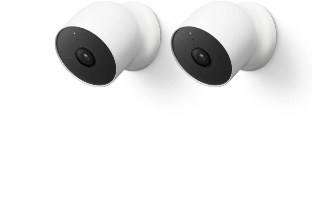 Google Nest Cam Outdoor or Indoor, Battery - 2nd Generation - 1 Pack