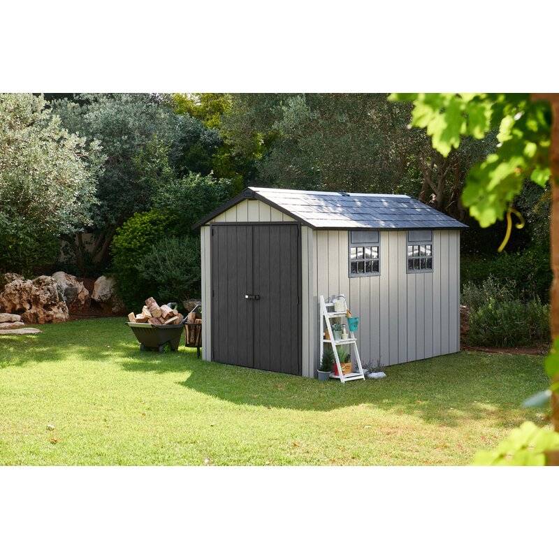Oakland 7 ft. W x 11 ft. D Plastic Storage Shed