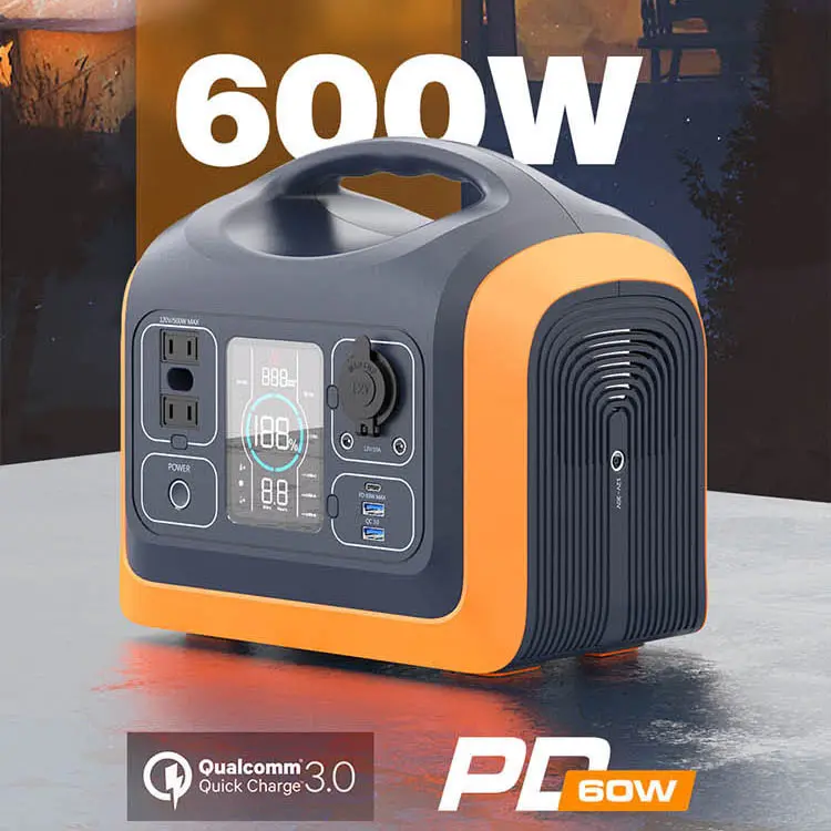600W Portable Solar Power Station With Solar Panel 2