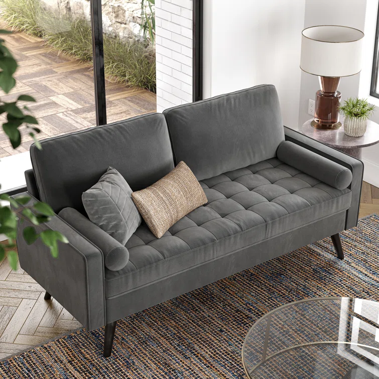 Brumback 69.7'' Velvet Sofa
