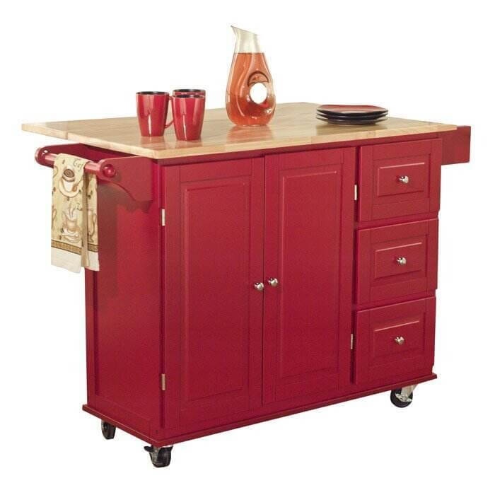 Hardy Solid Wood Kitchen Cart