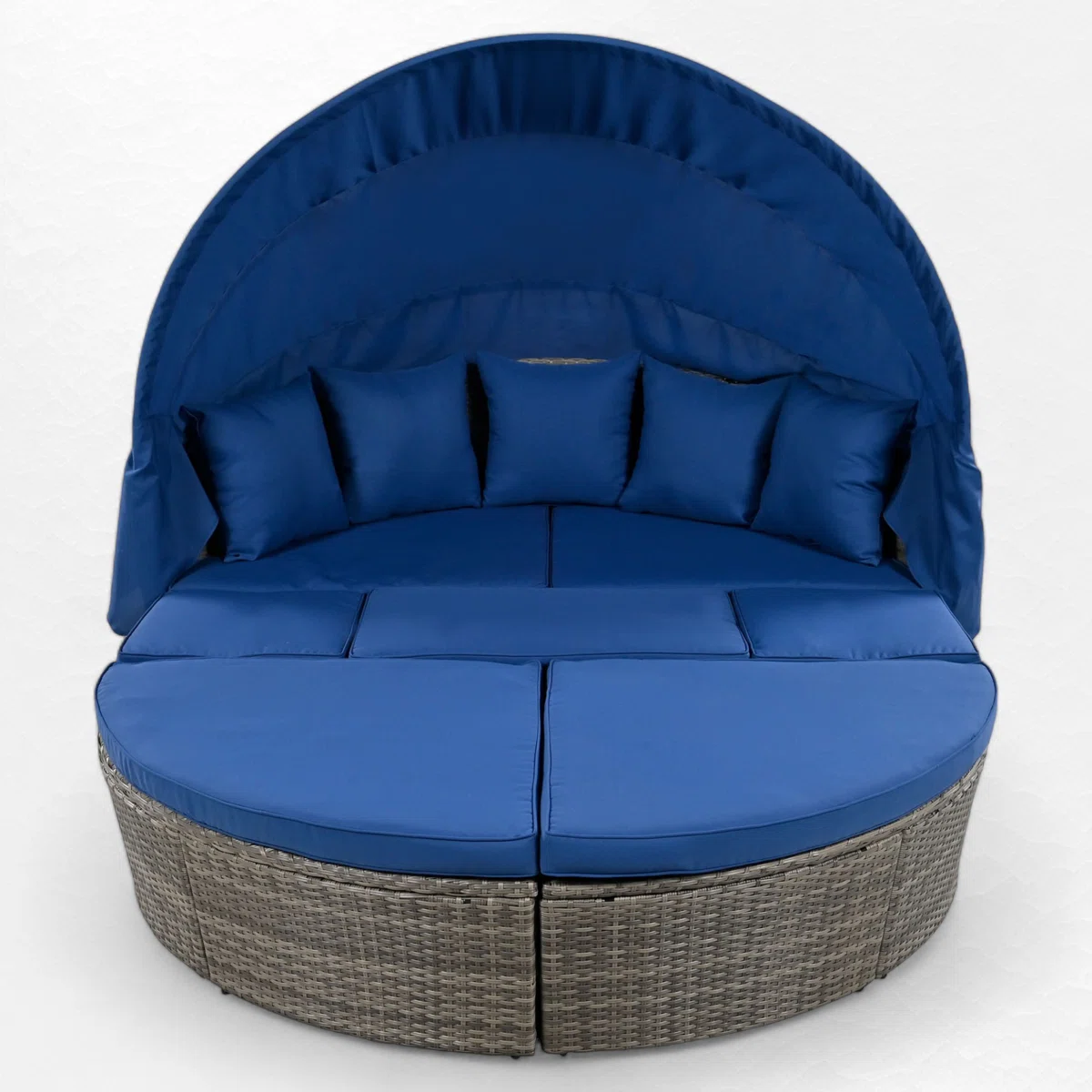 Joscelin 66.1'' Polyethylene (PE) Wicker Outdoor Patio Daybed