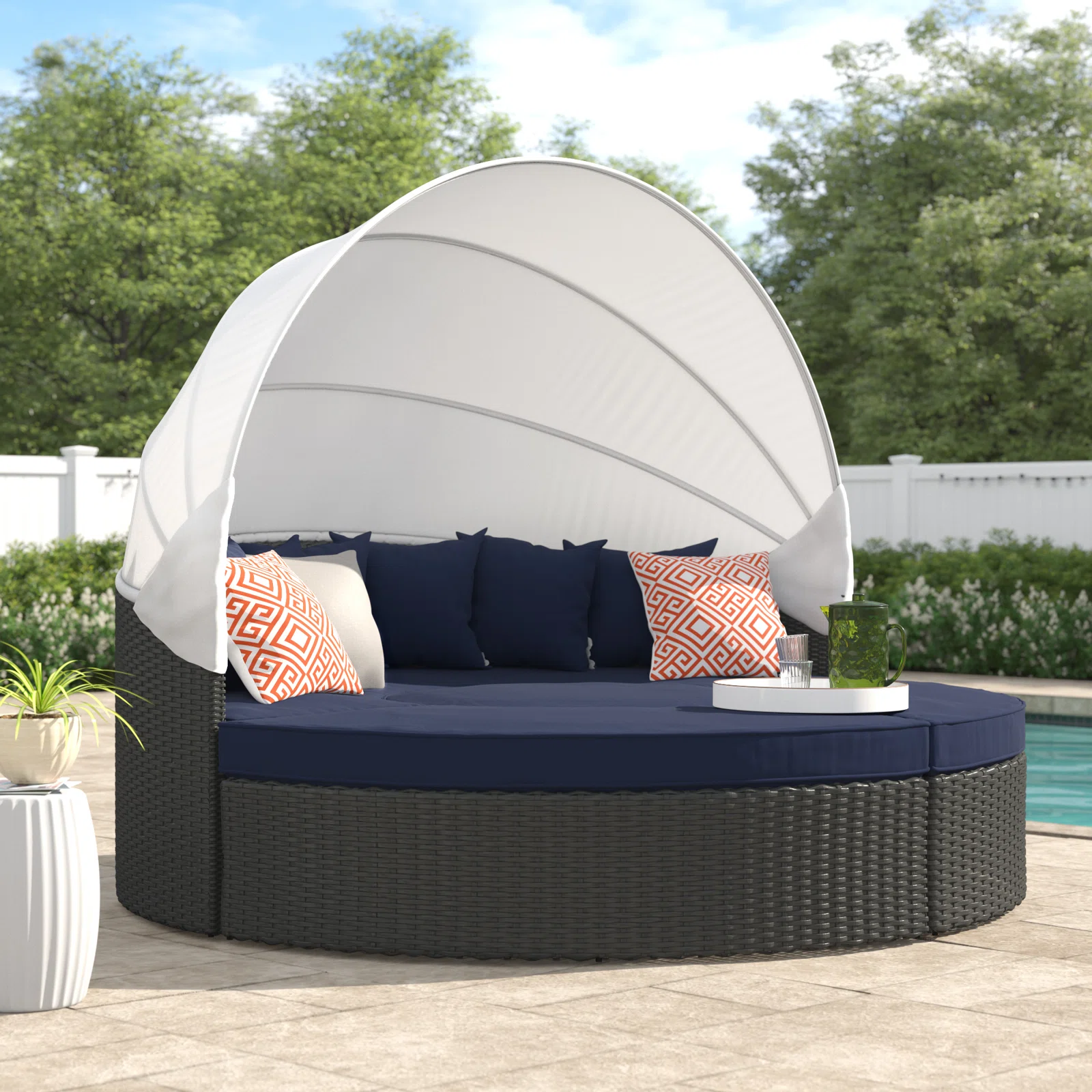 Modway Stopover Outdoor Patio Sunbrella Daybed