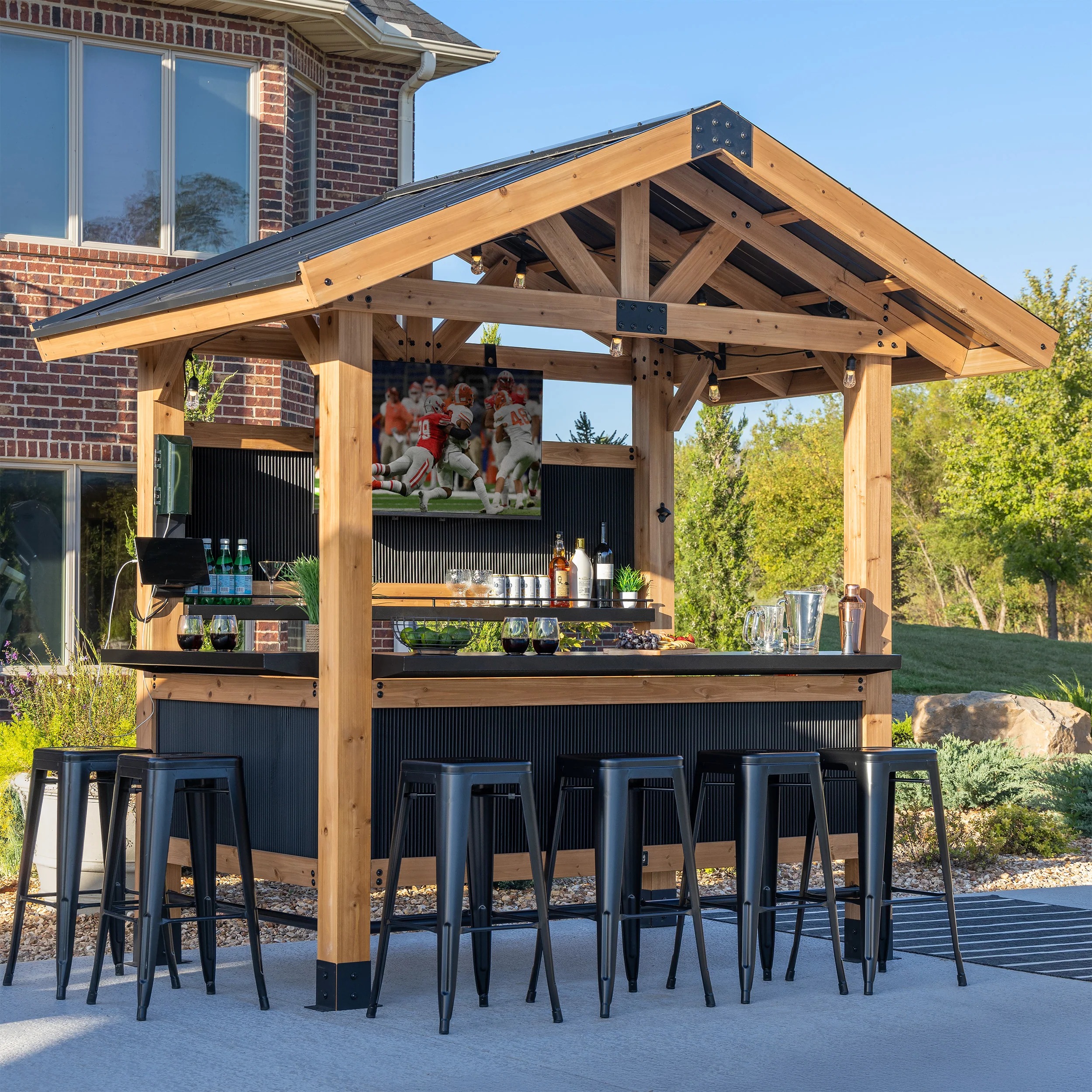 Factory Clearance💥Cedar Springs Outdoor Bar