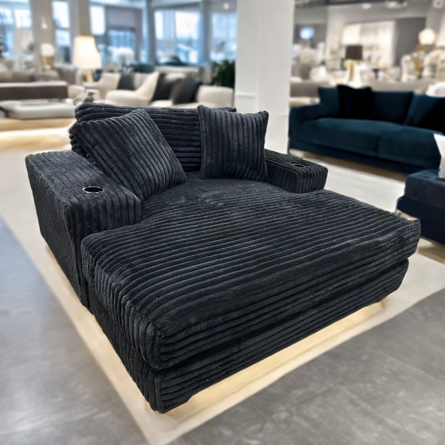 Nestle Recliner With Dual Cupholders And Charging Ports