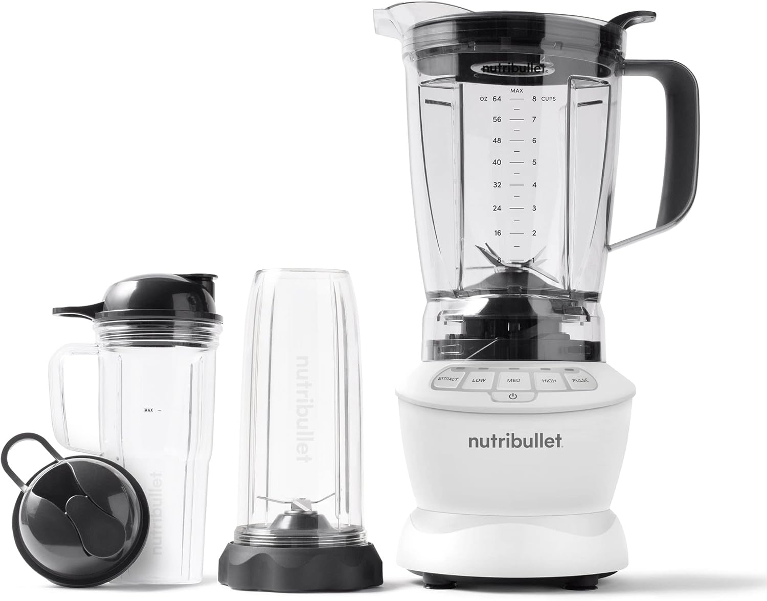 NutriBullet ZNBF30500Z Blender Combo 1200 Watt, 1200W, Dark Gray