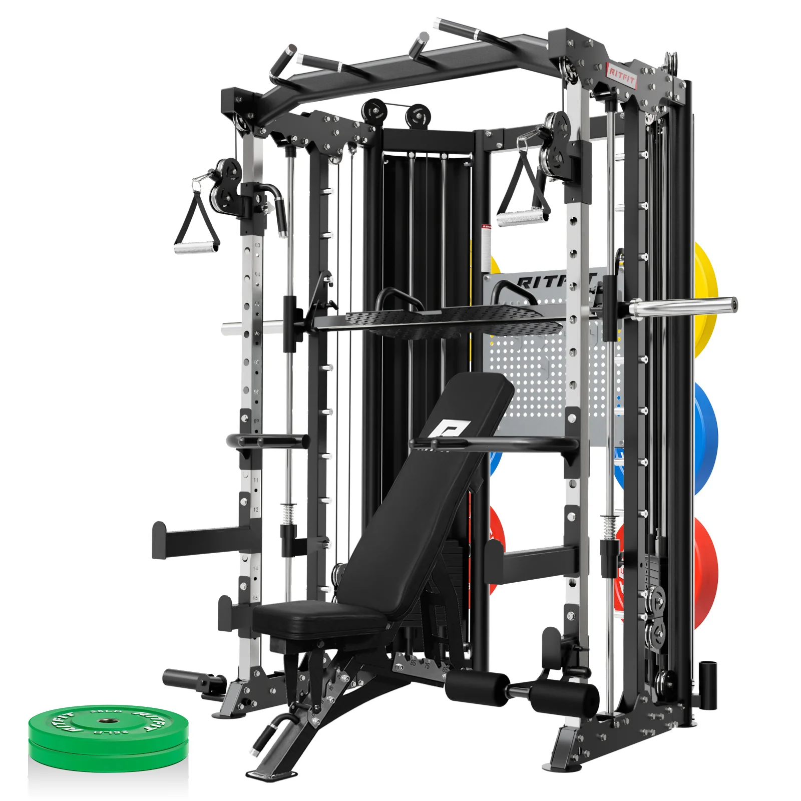 RitFit BPC06 All-In-One Smith Machine Home Gym Package