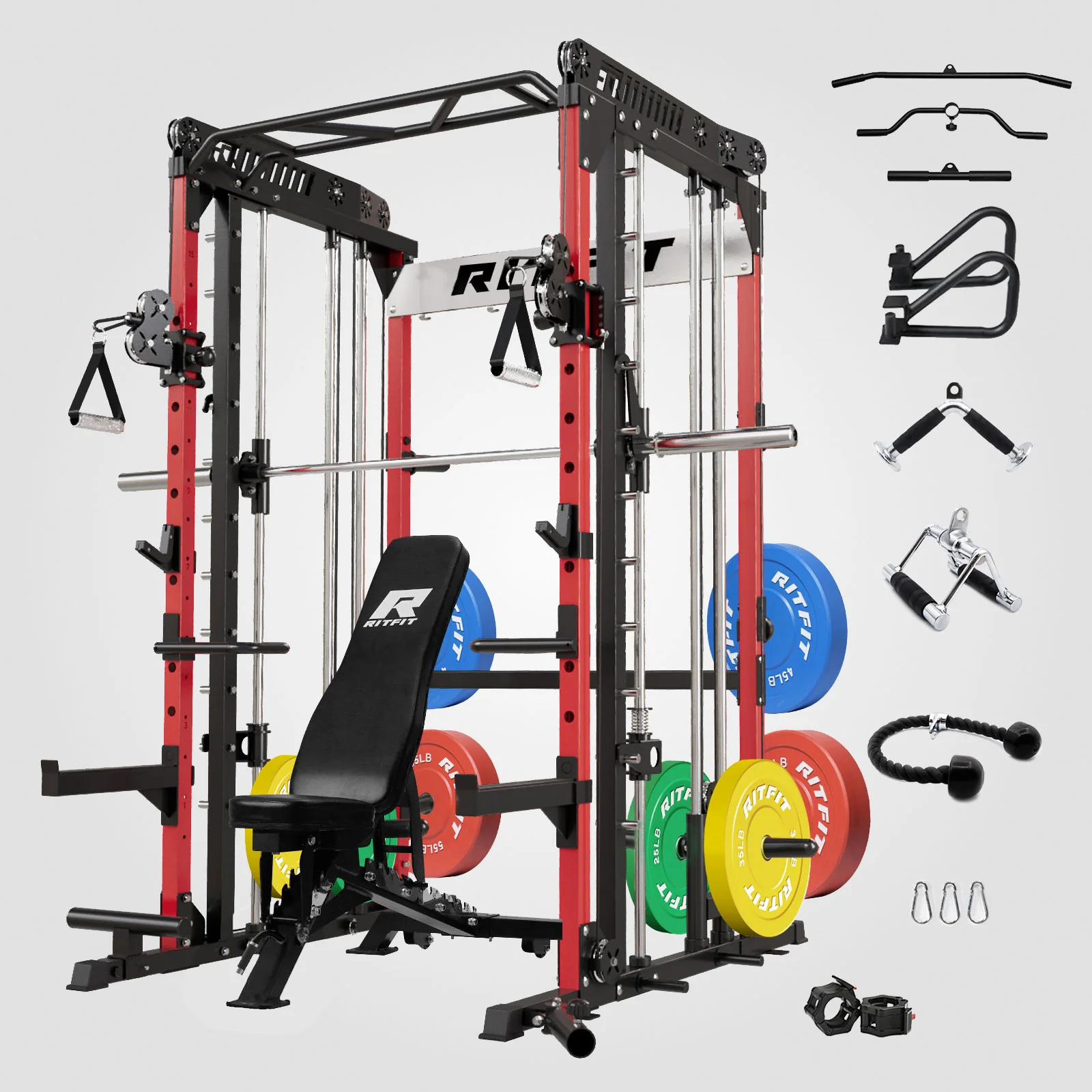 RitFit M1 PRO Smith Machine Home Gym Package Comprehensive All-In-One Workout System