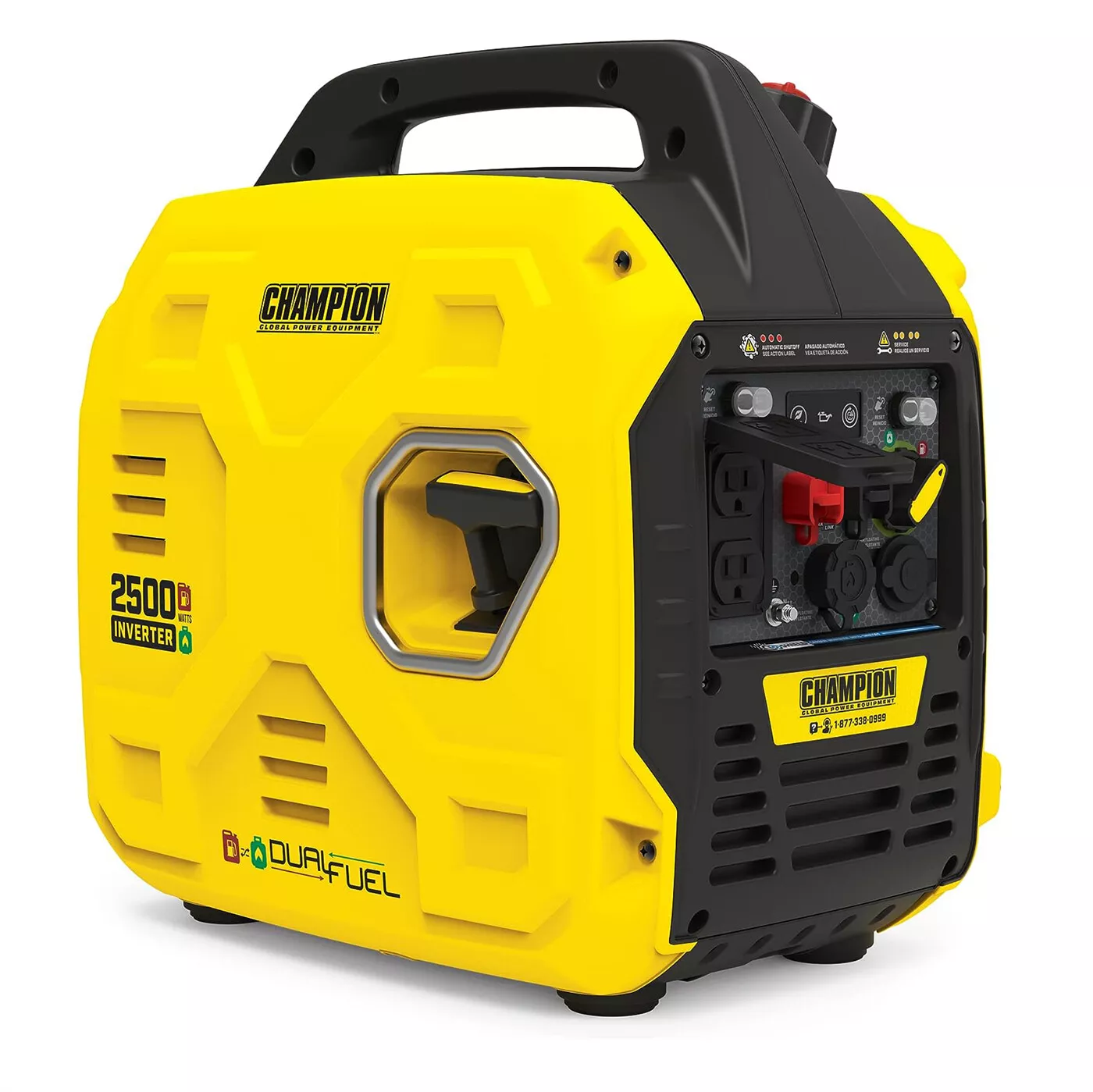 2500-Watt Champion Power Equipment Ultralight Portable Dual Fuel Inverter Gen