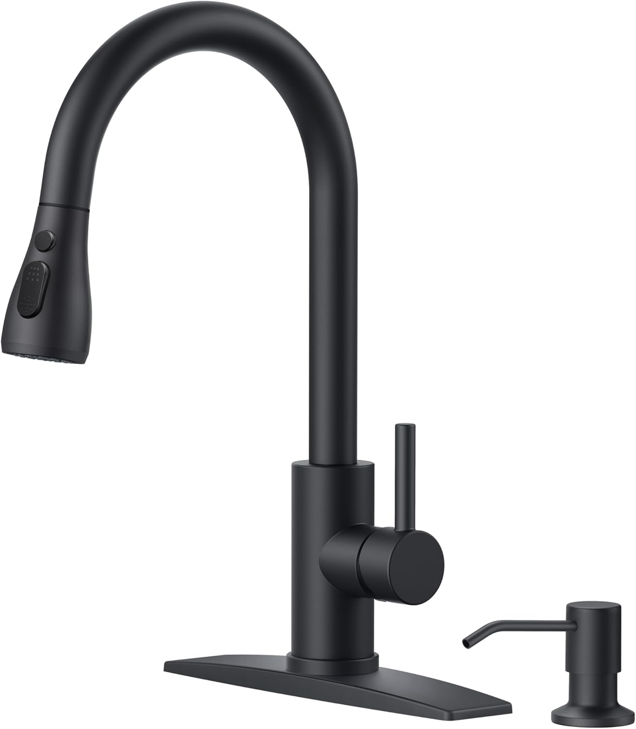 FORIOUS Touchless Kitchen Faucets, Brushed Nickel Kitchen Faucet with Pull Down Sprayer, Single Handle Smart Motion Sensor Kitchen Sink Faucet,Contemporary Hands-Free Sink Faucet for Farmhouse Laundry