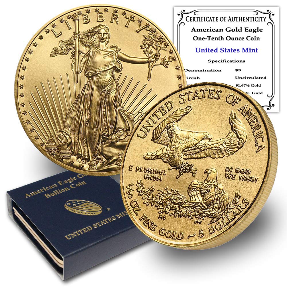 🔥Monster Box of 500-2024 ‎- 1/10 troy oz American Gold Eagle Coin Brilliant Uncirculated in Luxury LED Lit Presentation Box with a Certificate of Authenticity 91.67% $5 Seller BU