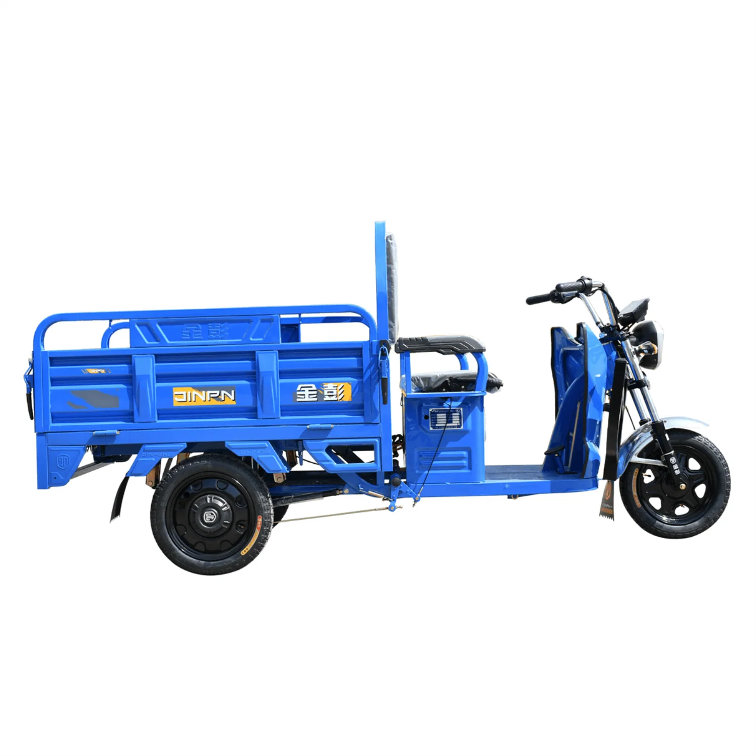 800W Electric Cargo Tricycle Truck with Loading Car Hopper