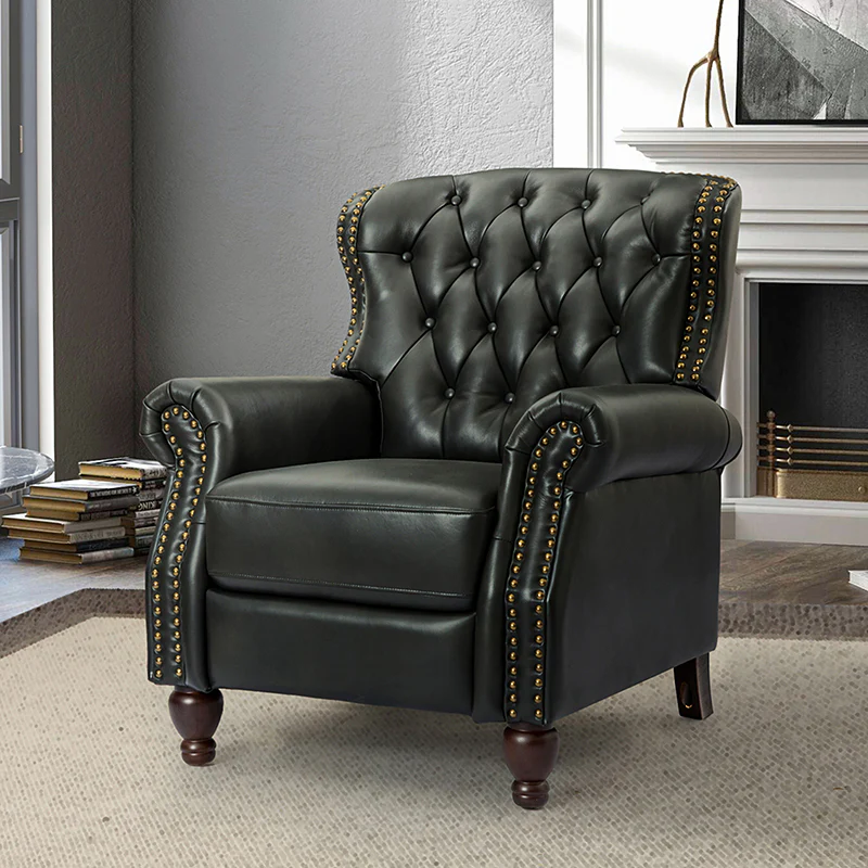 Gabrielle Genuine Leather Oversized Recliner