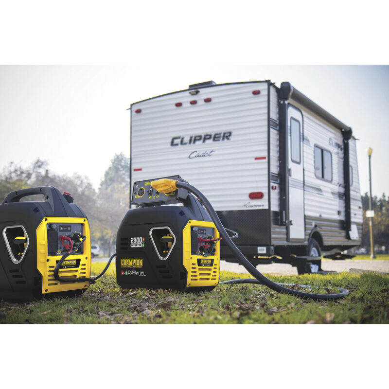 CHAMPION POWER EQUIPMENT DUAL FUEL INVERTER GENERATOR 2500 SURGE WATTS