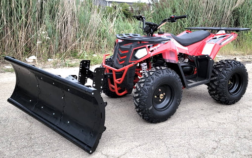 200cc ATV With Snow Plow Auto. w/Reverse 200 Quad Four Wheeler & Plow