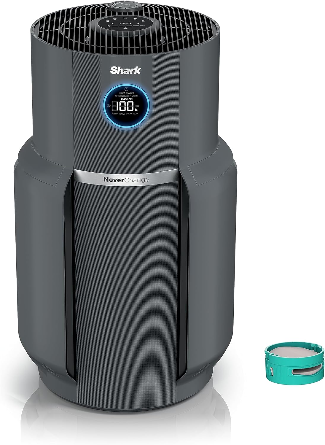 Shark Air Purifiers for Home Large Room with NeverChange Air Filter, 5 Year HEPA Filter, Covers 650 Sq. ft, Odor Neutralizer and Clean Sense Technology, Removes 99.98% of Dust & Allergens, HP152