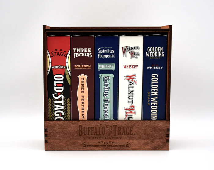 🎅Black Friday Sale🔥Buffalo Trace Prohibition Collection (5 Bottles, 375ML each)