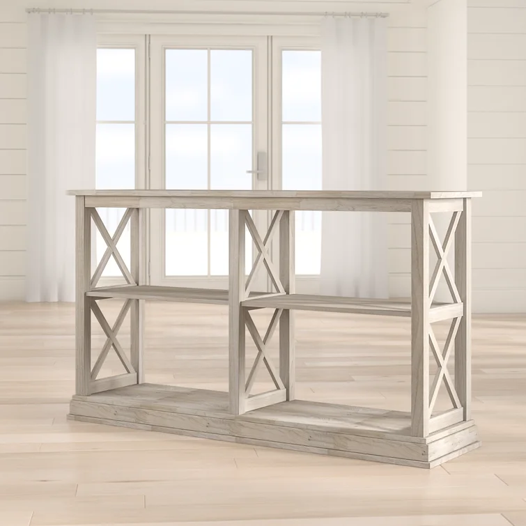 Rossitano 60'' Unfinished Solid Wood Console Table