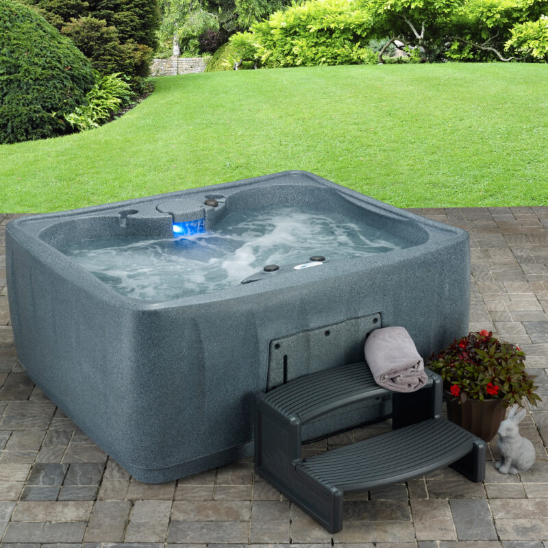 💥Clearance Sale🔥Aquarest Spas, Powered By Jacuzzi® Pumps 4 - Person 12 - Jet Rectangular Plug And Play Hot Tub