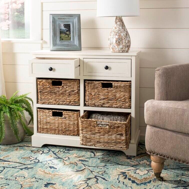 Swick 26'' Tall Solid Wood 2 - Drawer Accent Chest