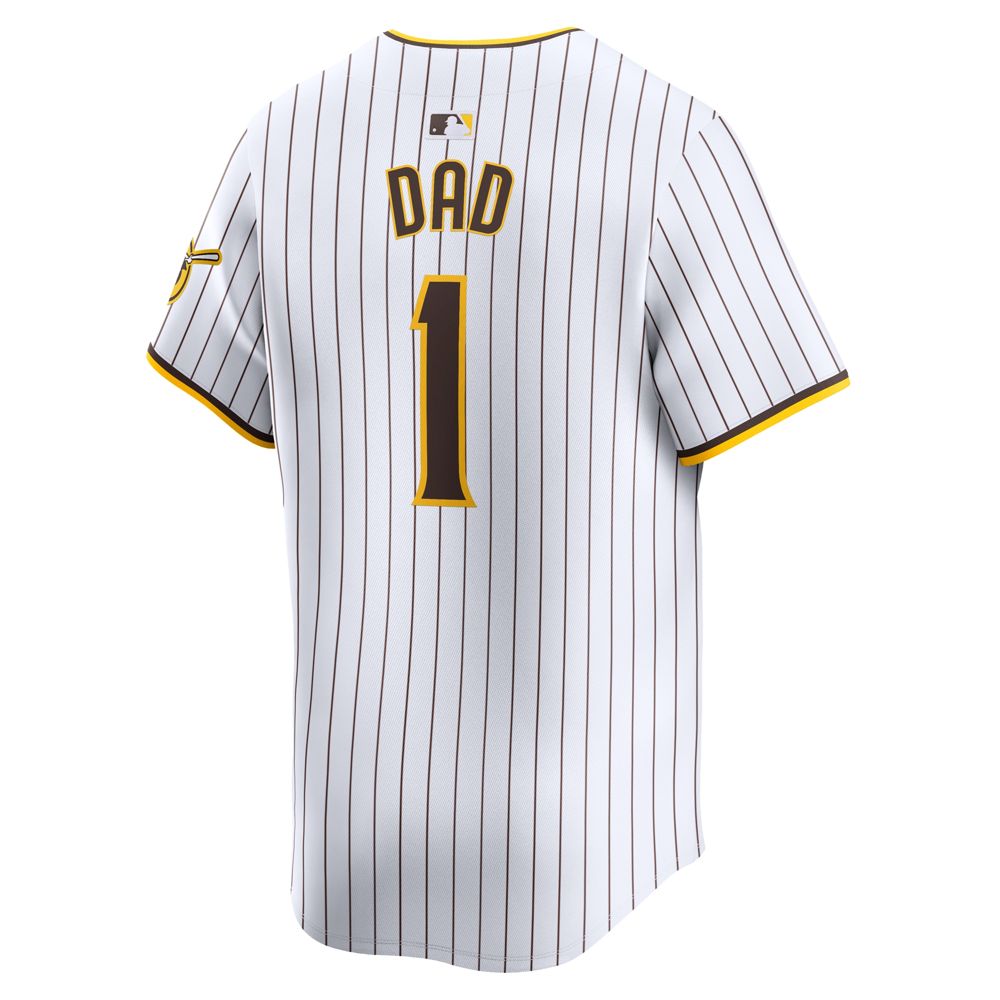 San Diego Padres  #1 Dad Home Limited Jersey - White