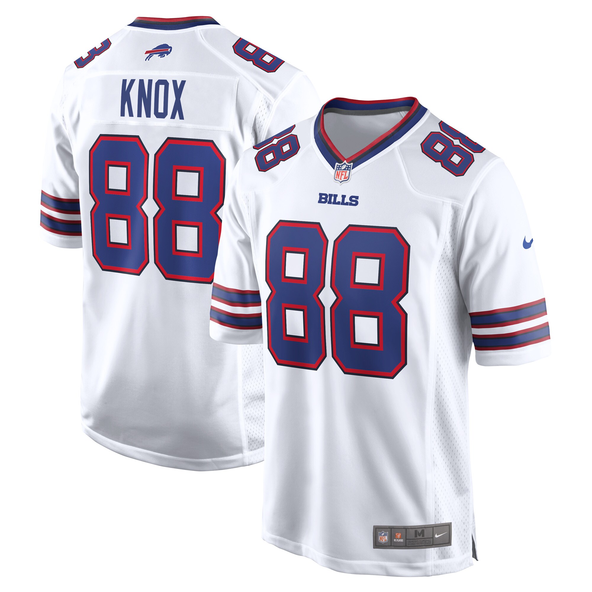Dawson Knox Buffalo Bills  Away Game Player Jersey - White