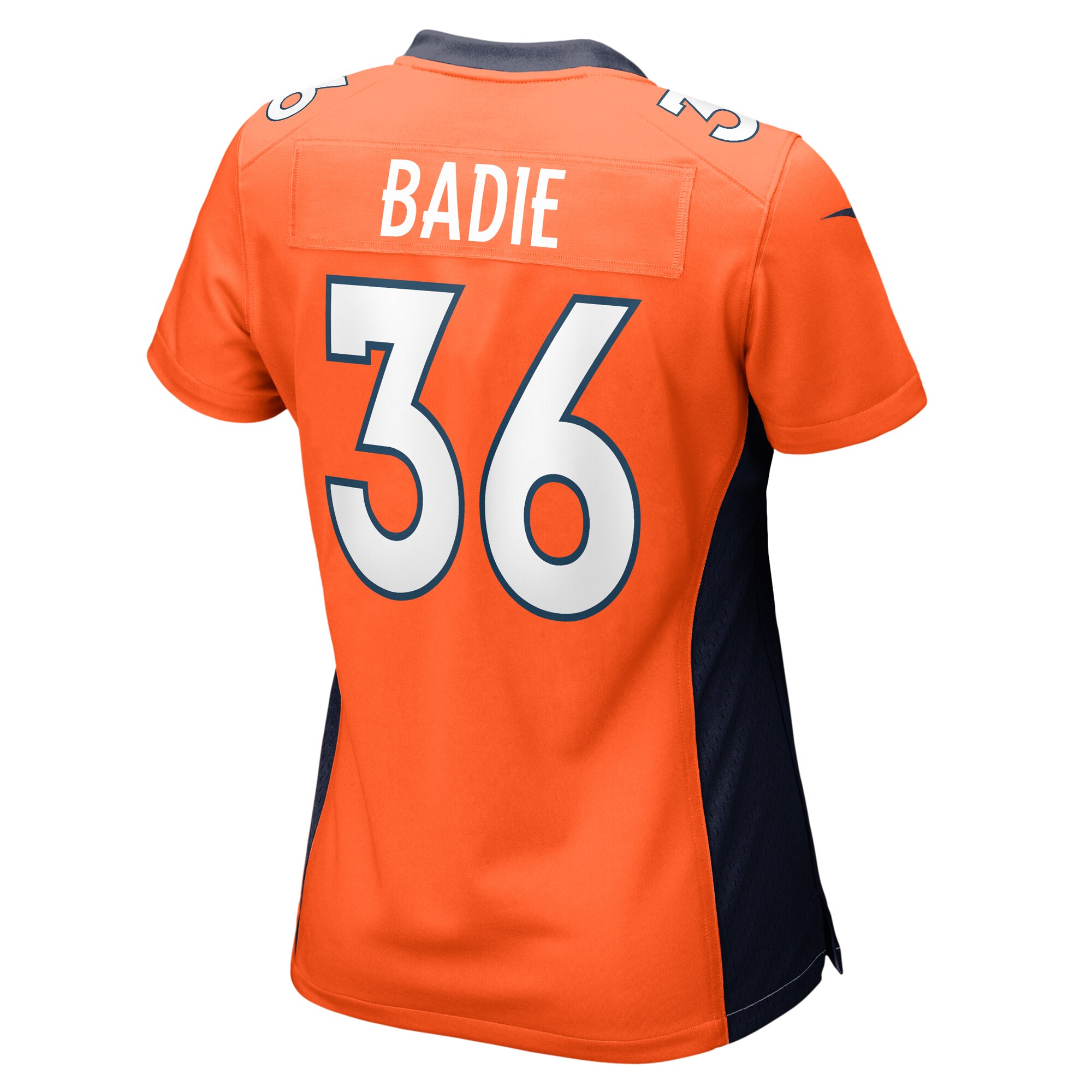 Tyler Badie Denver Broncos  Women's Team Game Jersey -  Orange