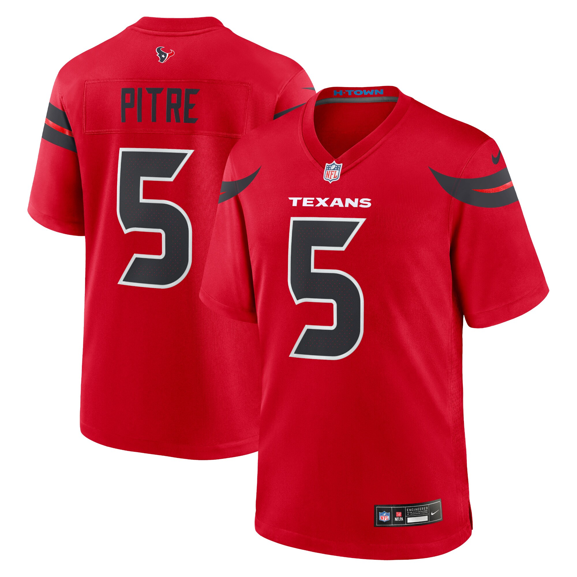 Jalen Pitre Houston Texans  Alternate Game Jersey - Red