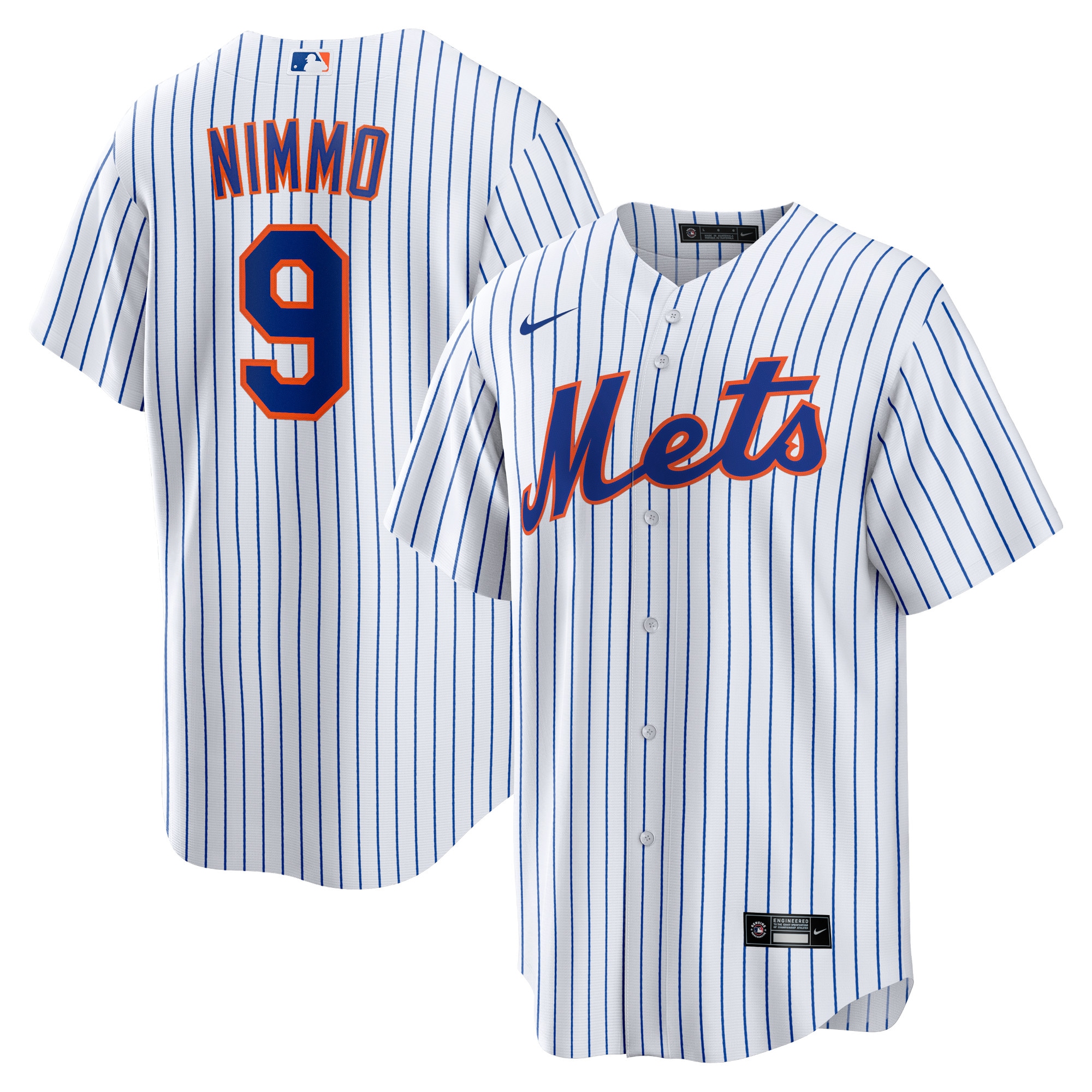 Brandon Nimmo New York Mets  Home Official Replica Player Jersey - White