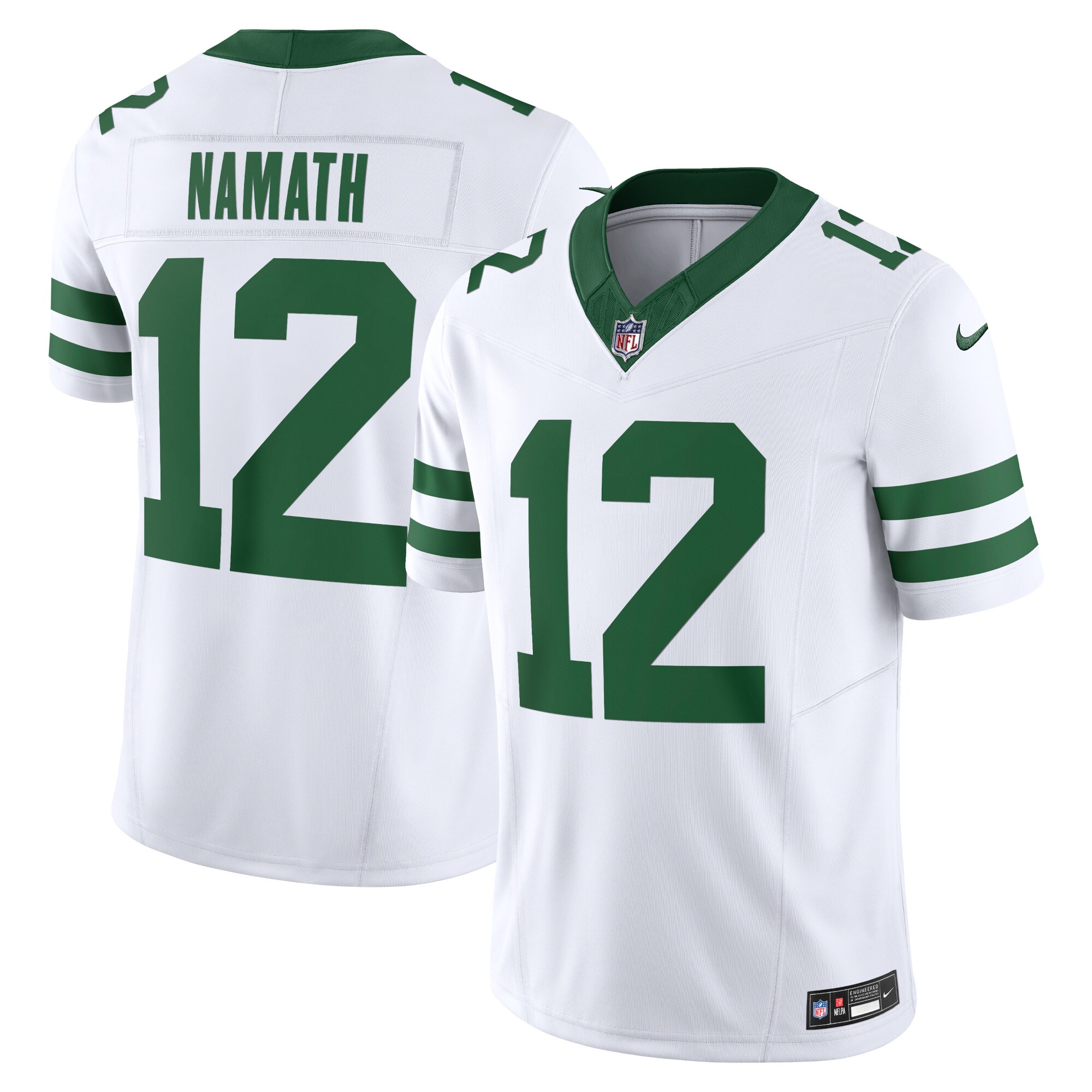 Joe Namath New York Jets  Vapor F.U.S.E. Limited Jersey  - Legacy White