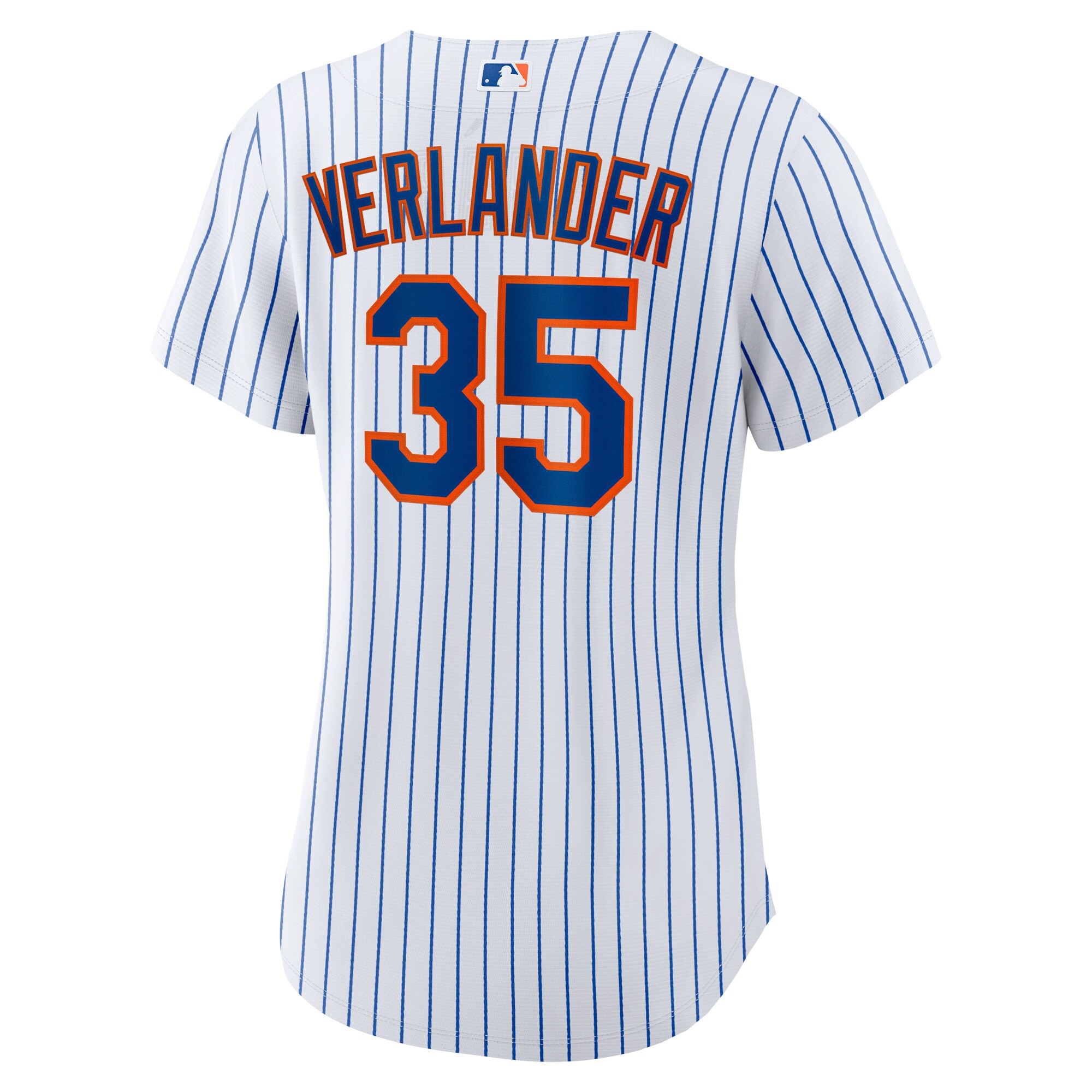 Justin Verlander New York Mets  Women's Home Replica Player Jersey - White\/Royal