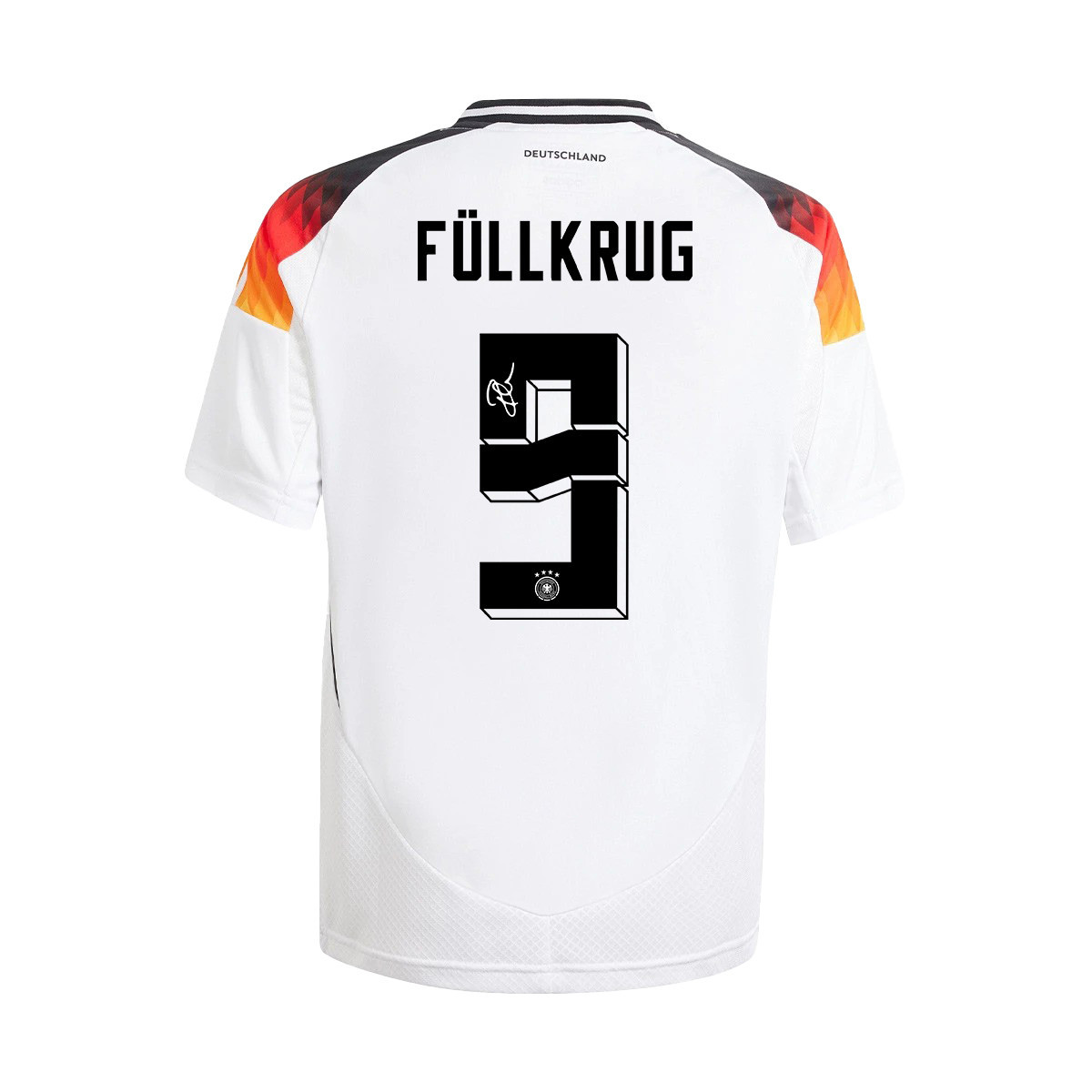Niclas Füllkrug 9 Signed Germany National Team 2024/25 YOUTH Jersey Autographed - Home