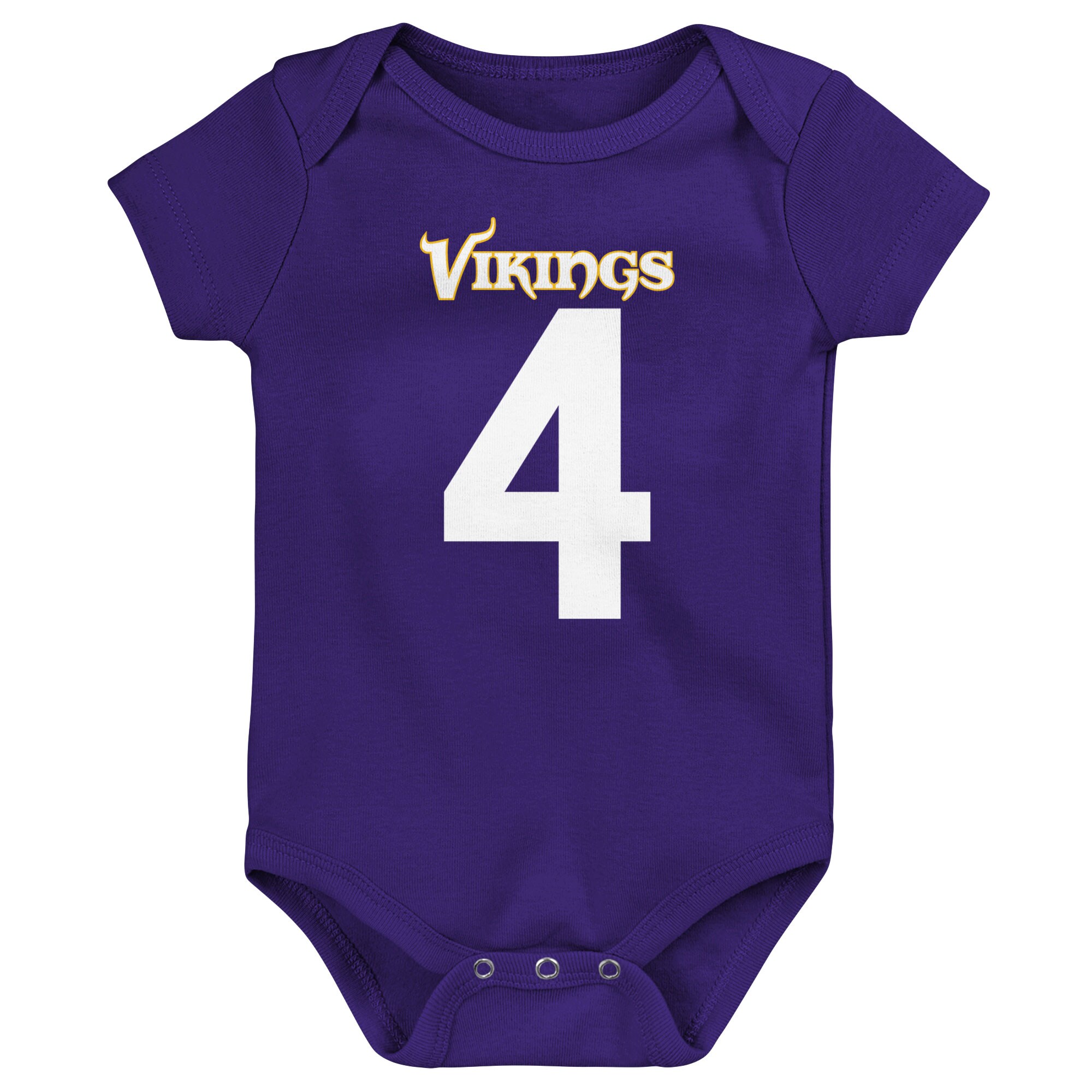Dalvin Cook Minnesota Vikings Newborn & Infant Team Player Bodysuit - Purple