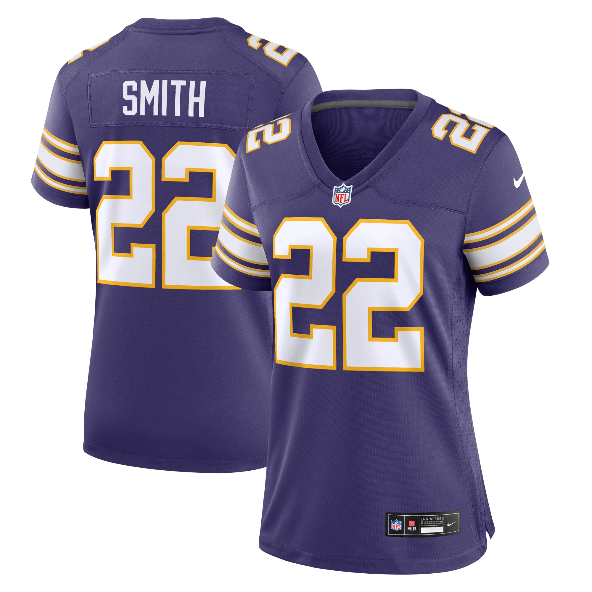 Harrison Smith Minnesota Vikings  Women's Classic Player Game Jersey - Purple