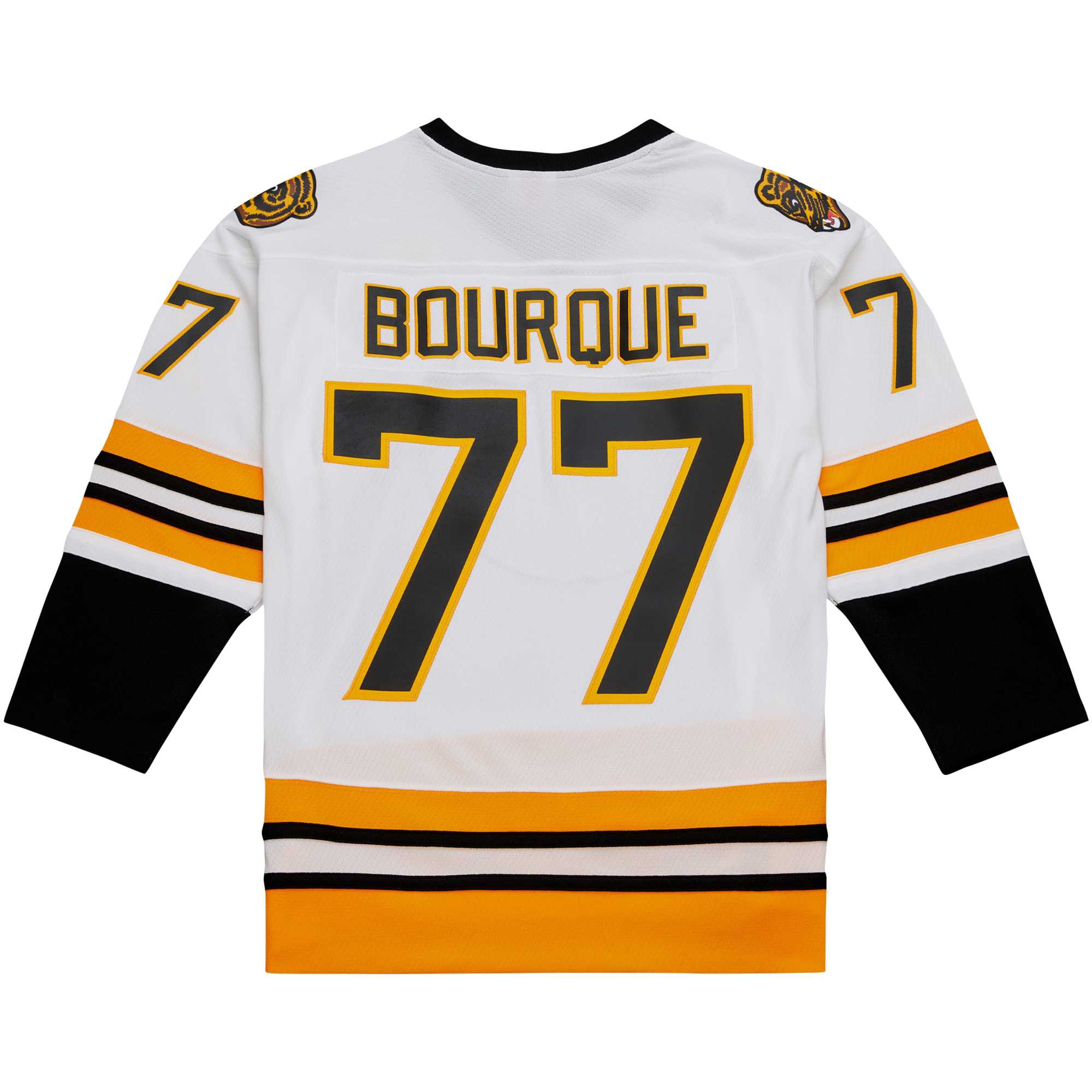 Ray Bourque Boston Bruins Mitchell & Ness Captain Patch 1989\/90 Blue Line Player Jersey - White