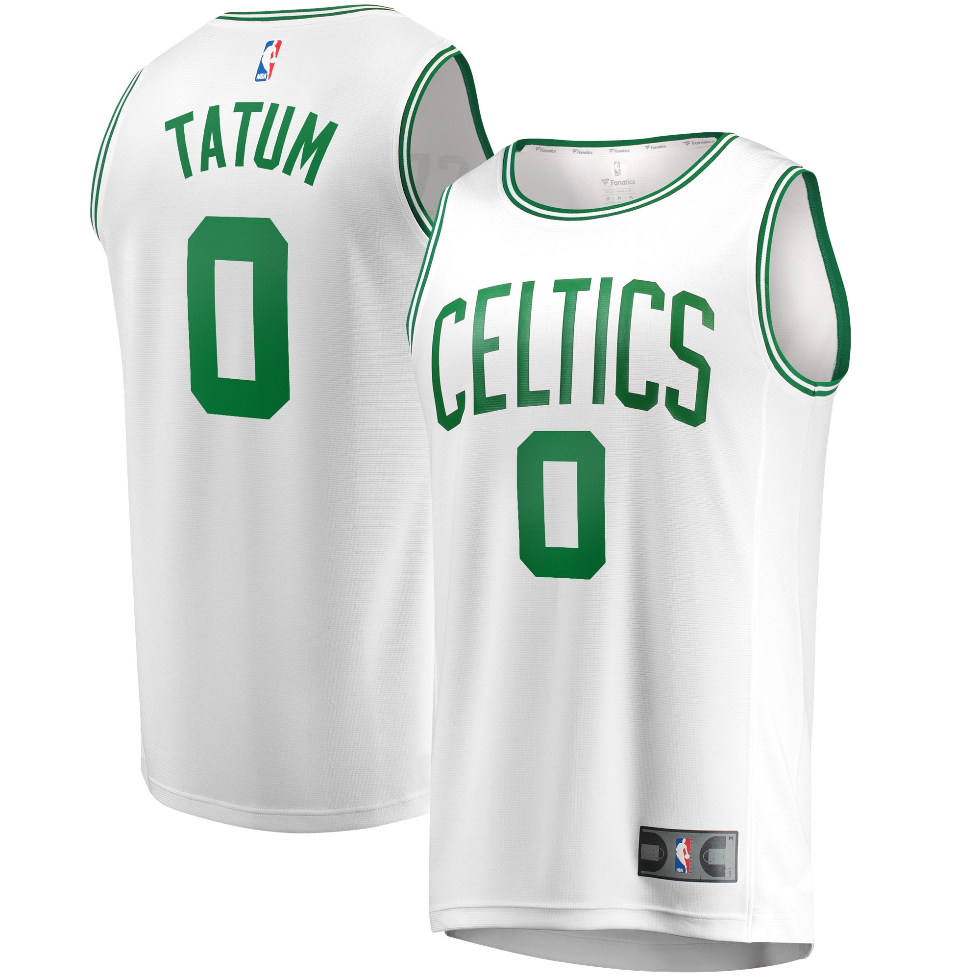 Jayson Tatum Boston Celtics Fanatics Fast Break Replica Player Jersey - Association Edition - White