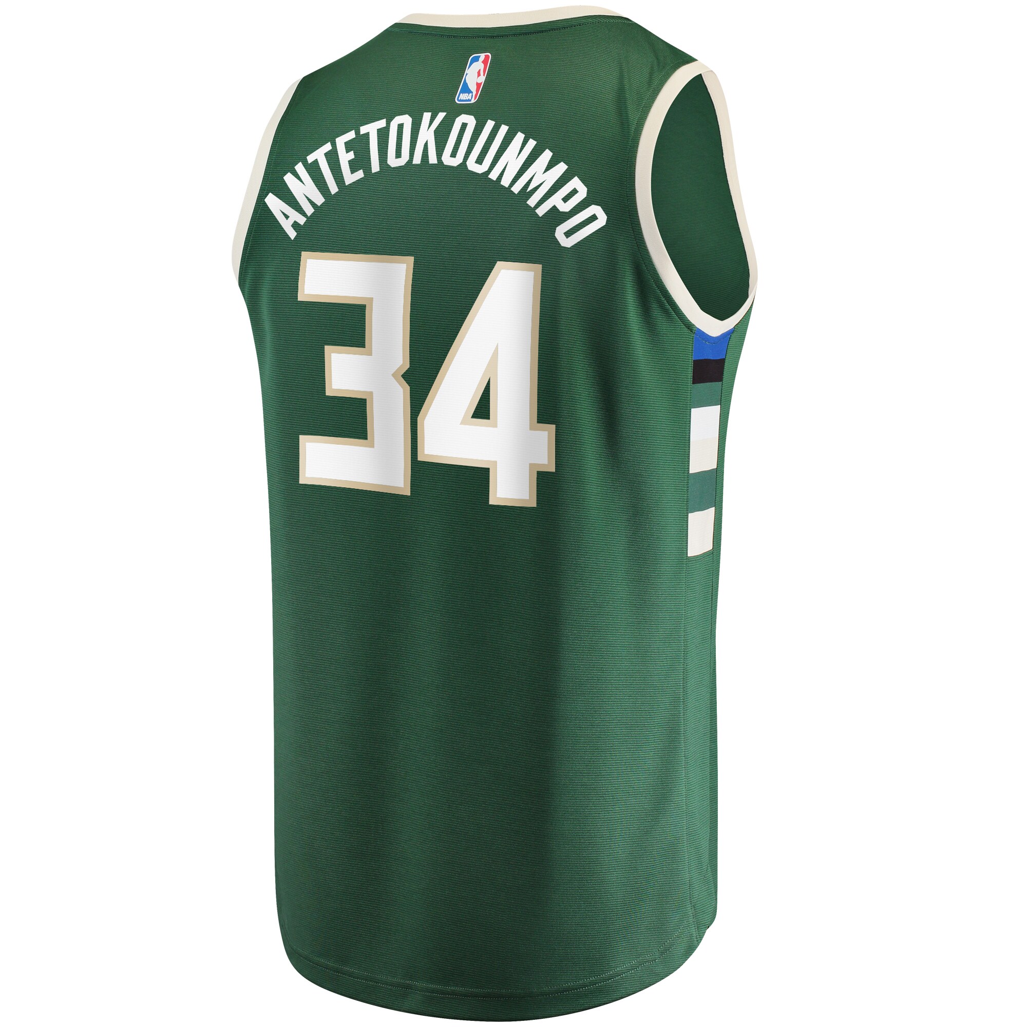 Giannis Antetokounmpo Milwaukee Bucks Fanatics Fast Break Replica Player Jersey - Icon Edition - Hunter Green