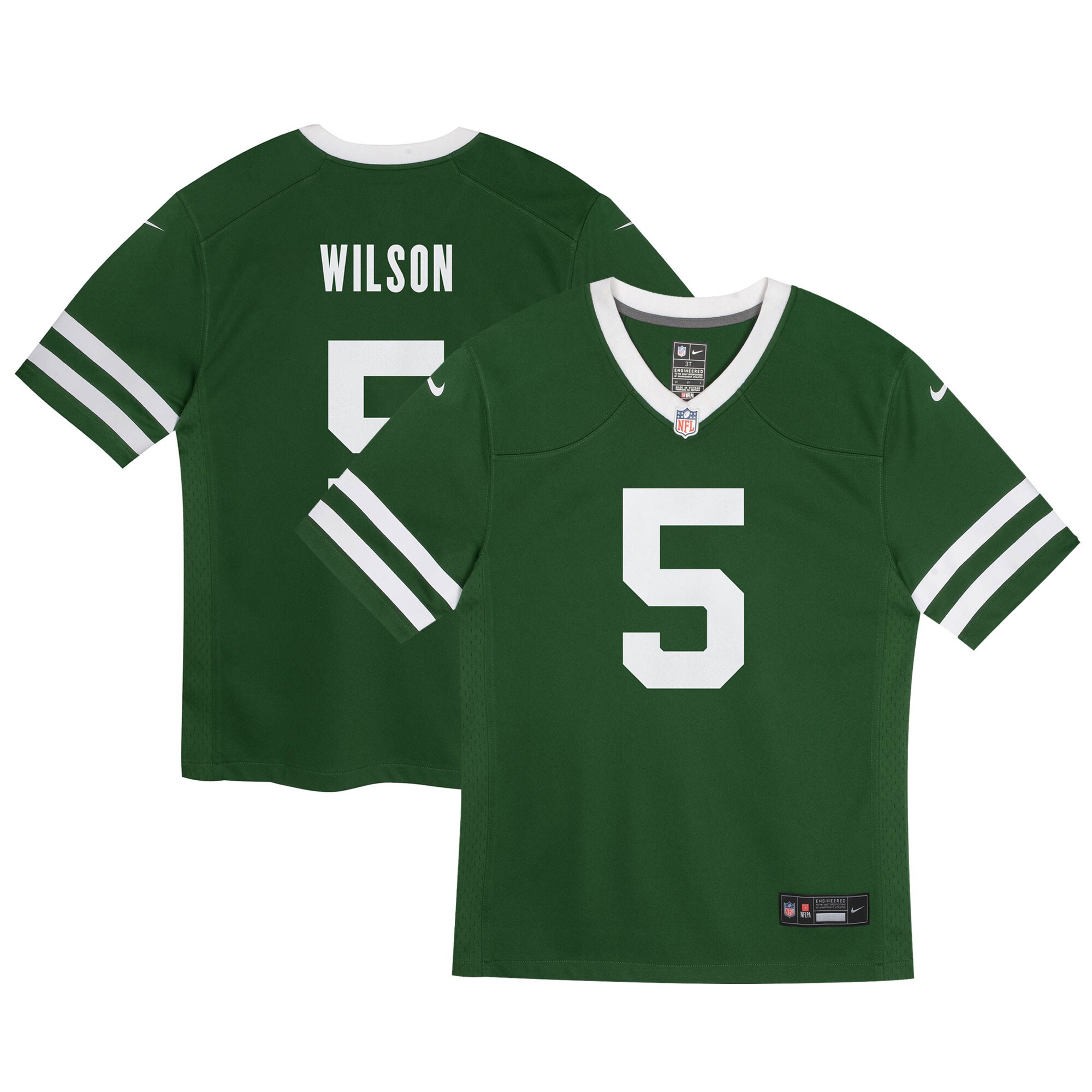 Garrett Wilson New York Jets  Toddler Game Jersey - Legacy Green