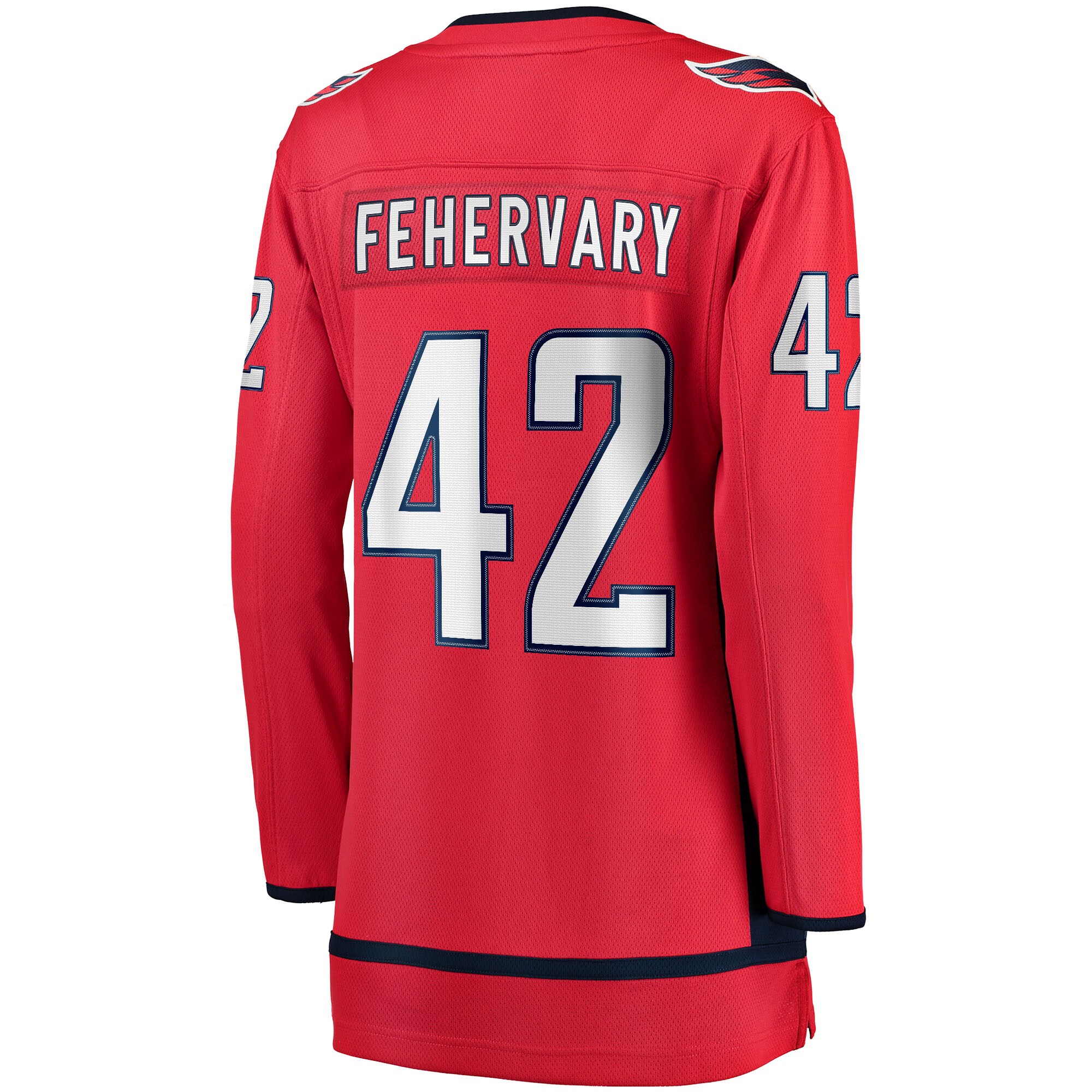 Martin Fehervary Washington Capitals Fanatics Women's Home Breakaway Player Jersey - Red