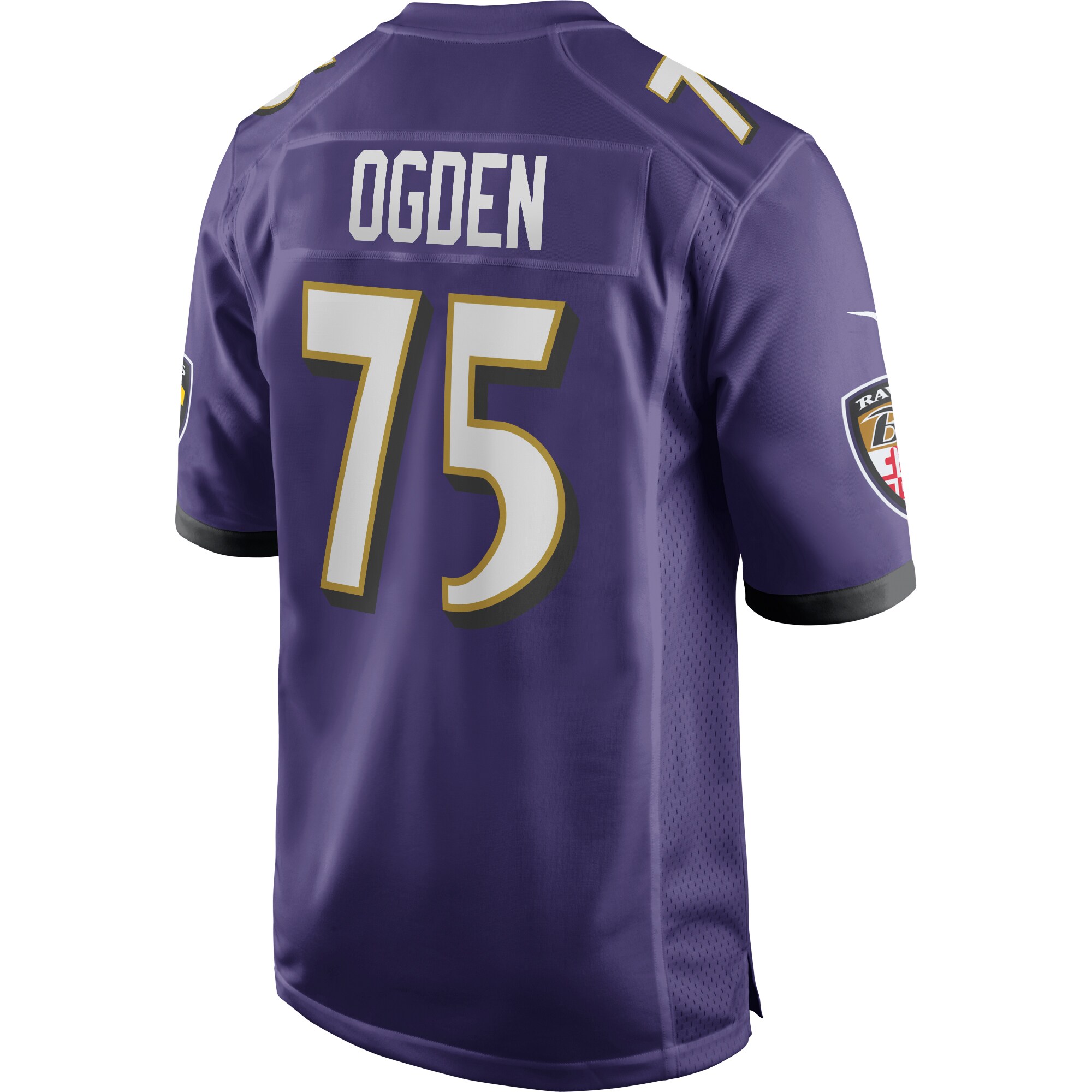 Jonathan Ogden Baltimore Ravens  Game Retired Player Jersey - Purple