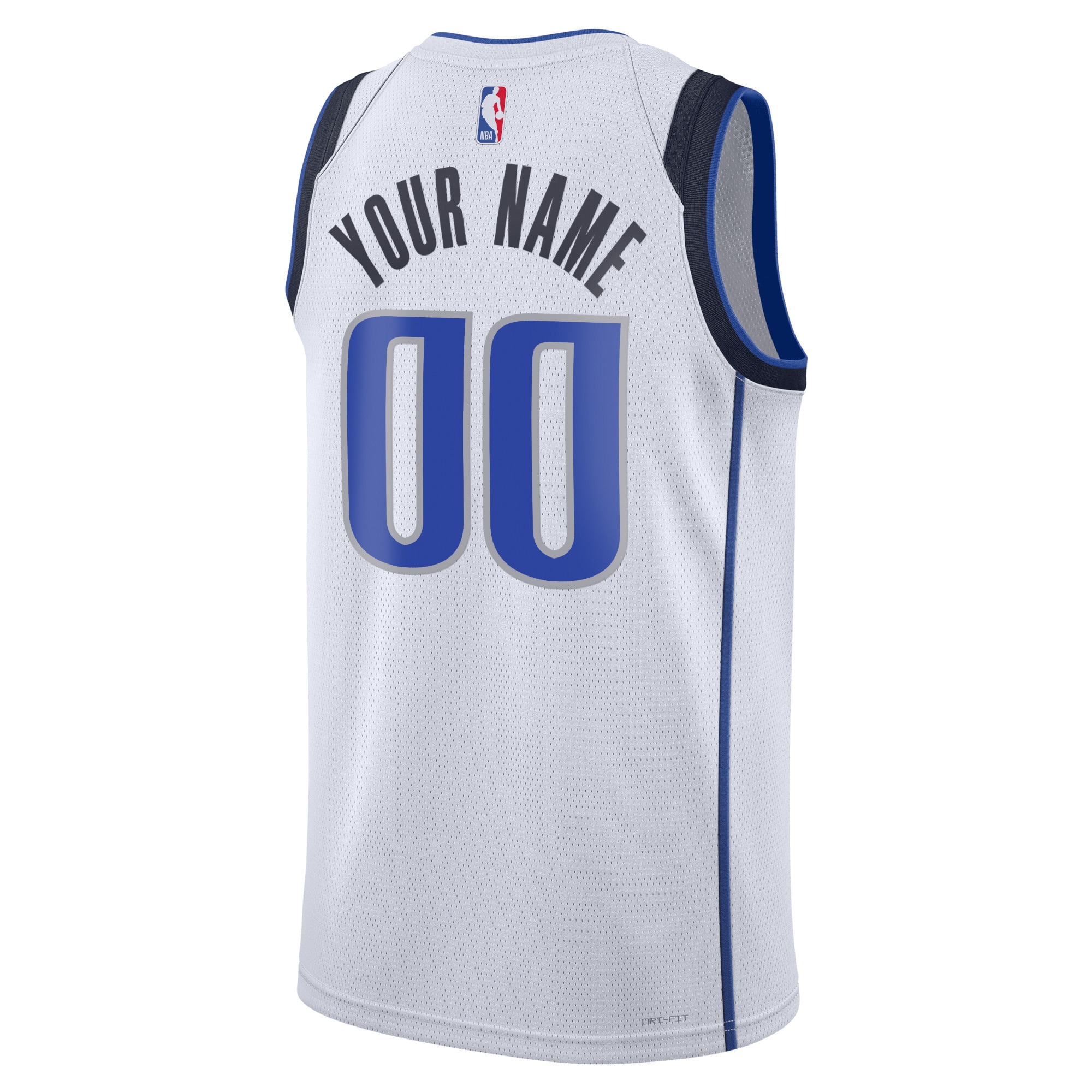 Dallas Mavericks  Unisex Swingman Custom Jersey White - Association Edition
