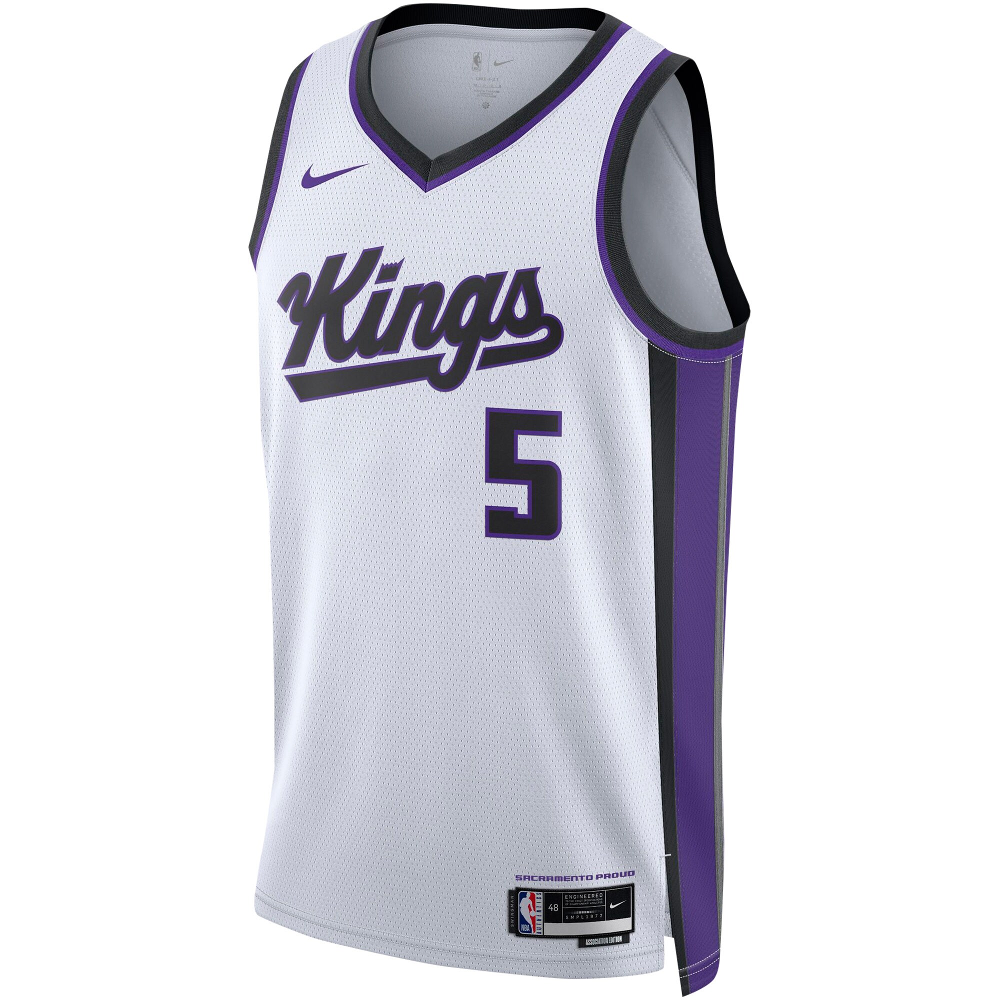 De'Aaron Fox Sacramento Kings  Unisex Swingman Jersey - Association Edition - White